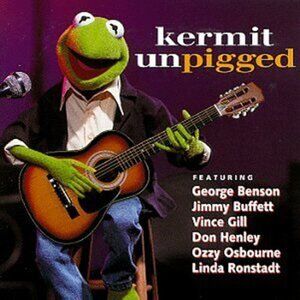Kermit Unpigged Muppets CD 1994 Ozzy Osbourne Jimmy Buffett Jim Henson Records